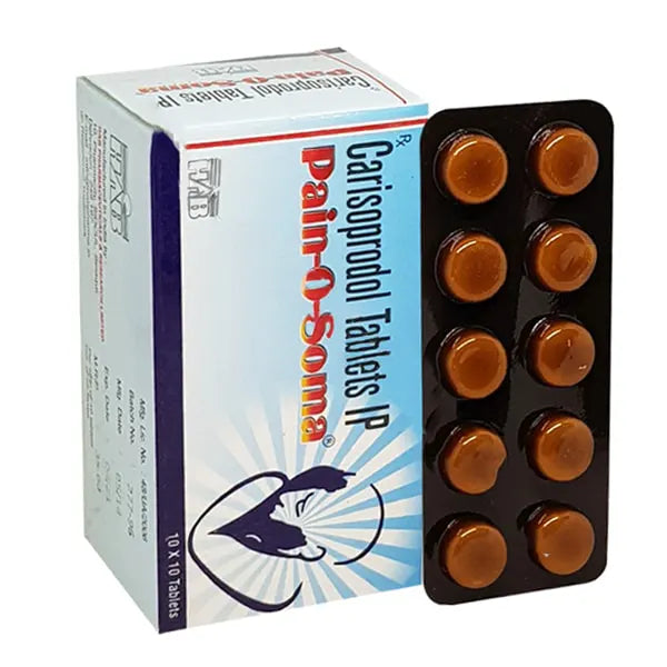 Pain O Soma 350mg (Carisoprodol)